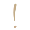🔺 Эмодзи «Тонкий бежевый шрифт» для Telegram