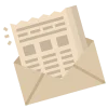 💌 Эмодзи «Тонкий бежевый шрифт» для Telegram