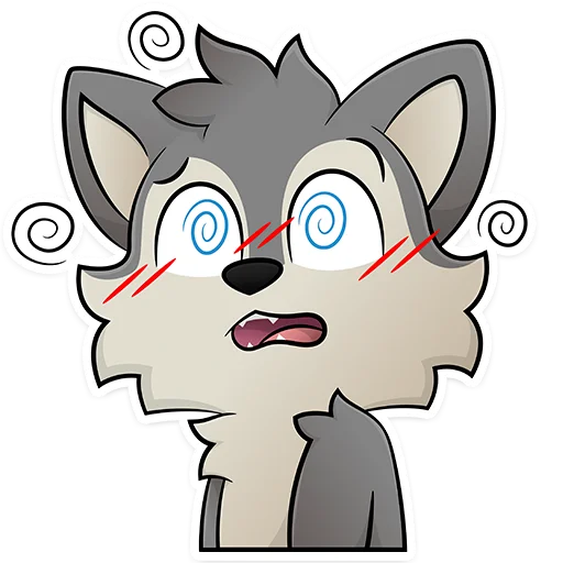 😳 Стикер «Lucky Da Wolf» для Telegram