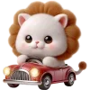 🚘 Эмодзи «Котята-львята» для Telegram