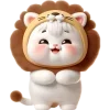 Эмодзи Котята-львята для Telegram — скачать