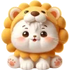 😊 Эмодзи «Котята-львята» для Telegram