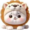 🥹 Эмодзи «Котята-львята» для Telegram