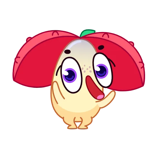 Стикер 4 Lychee Emoji