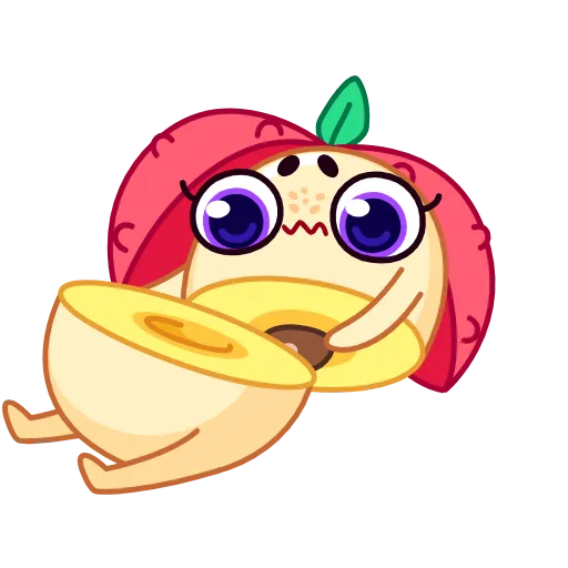 Стикер 10 Lychee Emoji