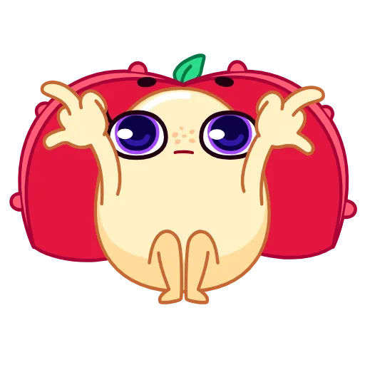 Стикер 14 Lychee Emoji
