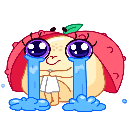 Стикер 7 Lychee Emoji