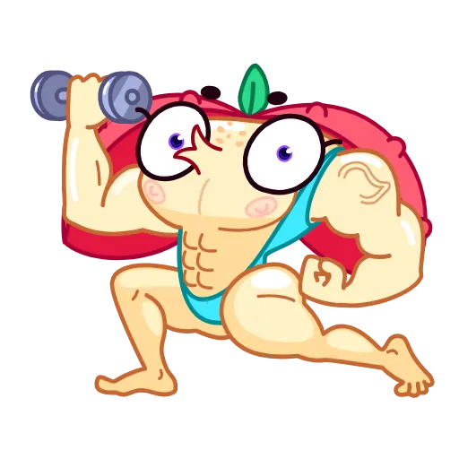 Стикер 25 Lychee Emoji