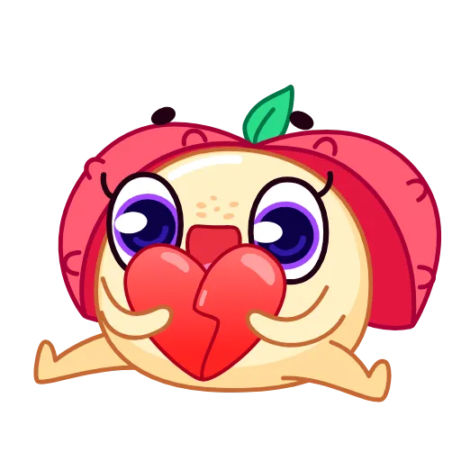 Стикер 12 Lychee Emoji