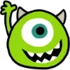 Стикер 17 Monsters Inc