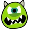 Стикер 9 Monsters Inc