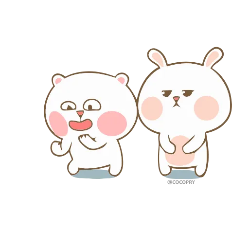 Стикер 10 😘❤️Marshmallow Couple