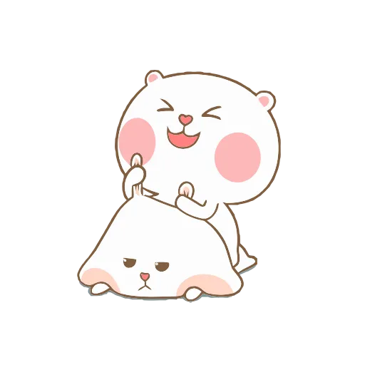 Стикер 33 😘❤️Marshmallow Couple