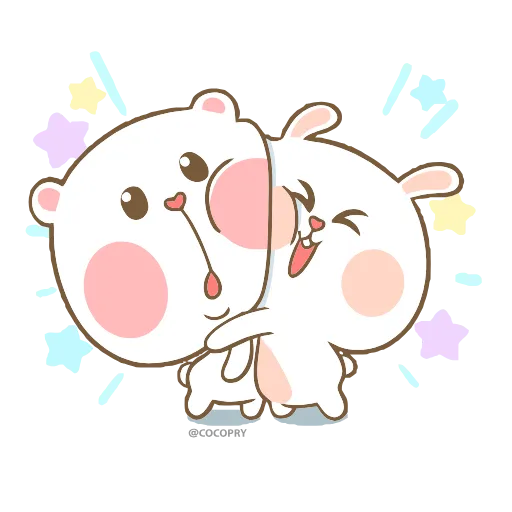 Стикер 7 😘❤️Marshmallow Couple
