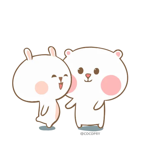 Стикер 26 😘❤️Marshmallow Couple