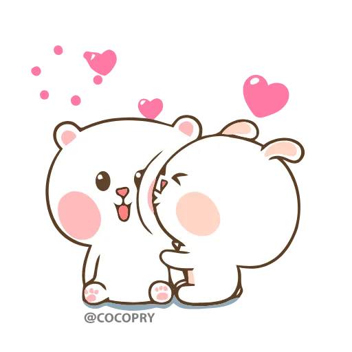 Стикер 50 😘❤️Marshmallow Couple