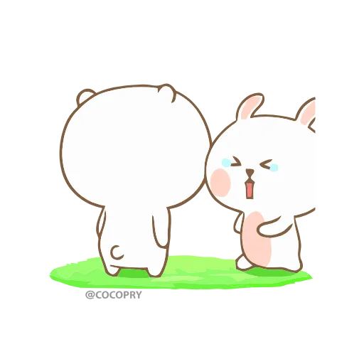 Стикер 28 😘❤️Marshmallow Couple
