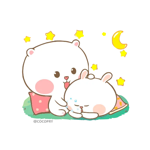 Стикер 43 😘❤️Marshmallow Couple