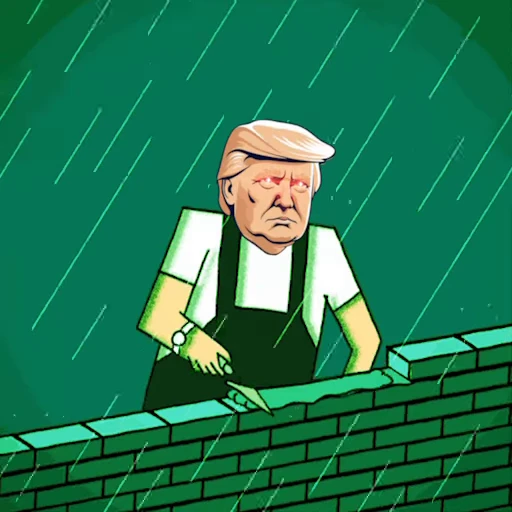 🧱 Стикер «MAGATrump Pack» для Telegram