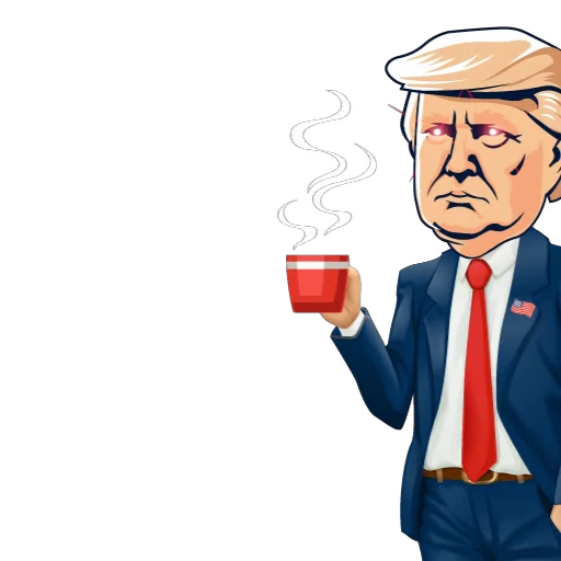 ☕️ Стикер «MAGATrump Pack» для Telegram