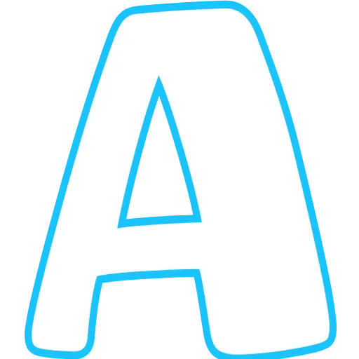 Стикерпак Анимированные английские буквы для Telegram