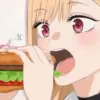Стикер 3 ♨️🍔☺️☺️😚🥹