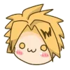 Стикер 25 Mha Emojis