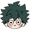 Стикер 11 Mha Emojis