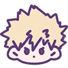 Стикер 6 Mha Emojis