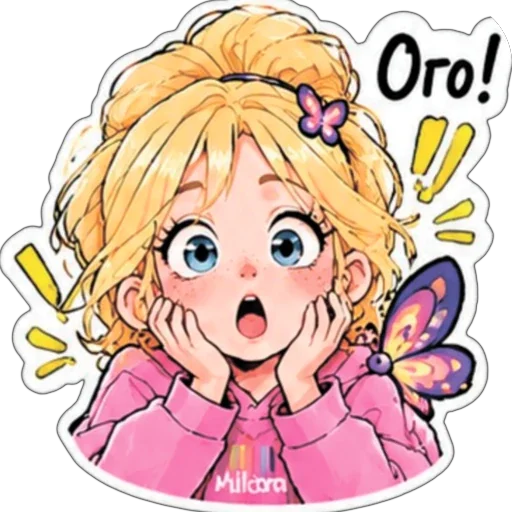 ❤ Стикер «МИЛАНА» для Telegram