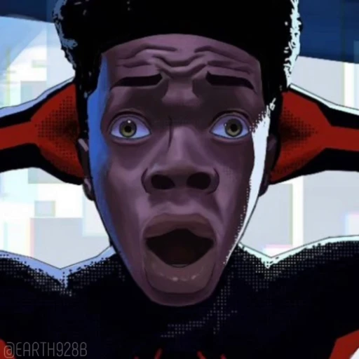 😘 Стикер «MILES MORALES SPIDERMAN MARVEL» для Telegram