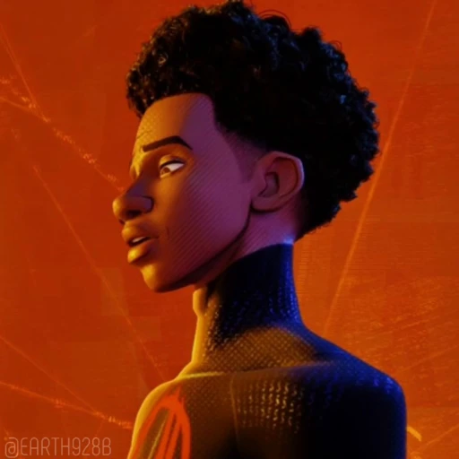 😂 Стикер «MILES MORALES SPIDERMAN MARVEL» для Telegram