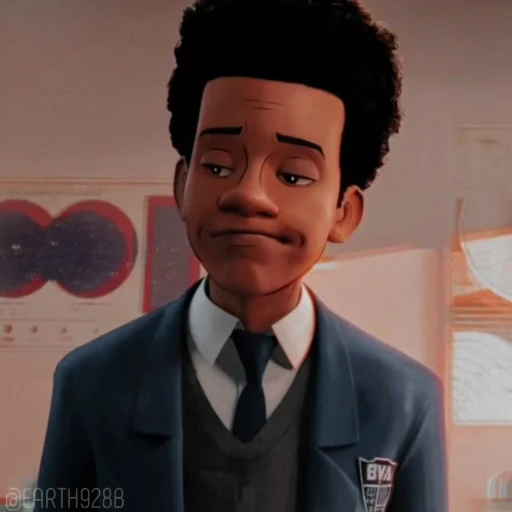 😍 Стикер «MILES MORALES SPIDERMAN MARVEL» для Telegram