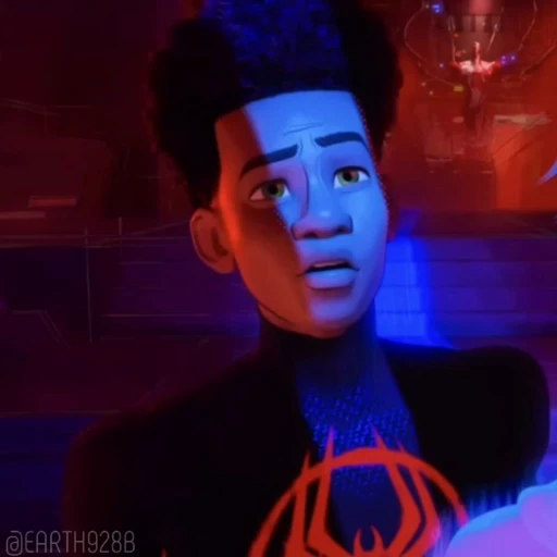 😎 Стикер «MILES MORALES SPIDERMAN MARVEL» для Telegram