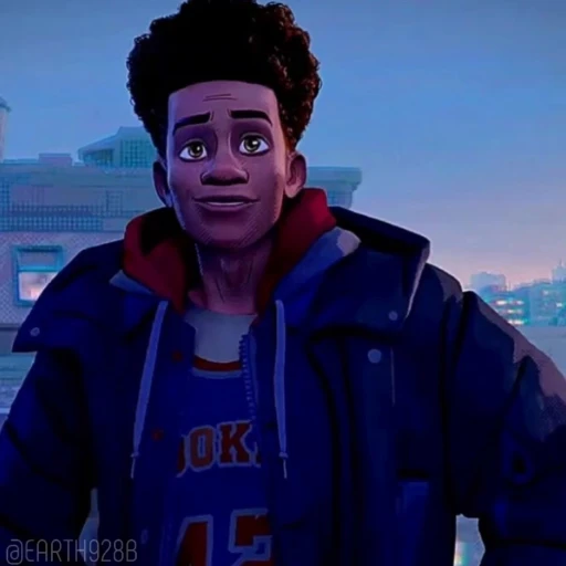 🥰 Стикер «MILES MORALES SPIDERMAN MARVEL» для Telegram