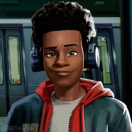 😍 Стикер «MILES MORALES SPIDERMAN MARVEL» для Telegram