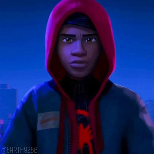 😂 Стикер «MILES MORALES SPIDERMAN MARVEL» для Telegram