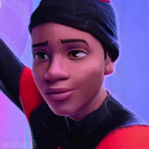 🥵 Стикер «MILES MORALES SPIDERMAN MARVEL» для Telegram