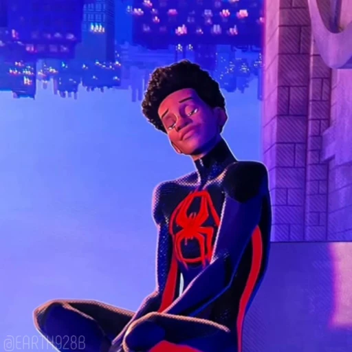 🥵 Стикер «MILES MORALES SPIDERMAN MARVEL» для Telegram