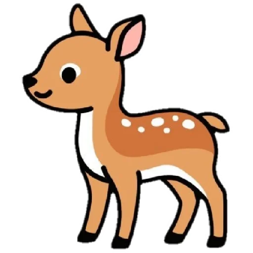 🦌 Стикер «(◕‿◕) Ⓒⓤⓣⓘⓔ» для Telegram