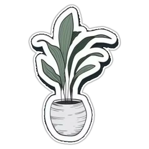 🌱 Стикер «(◕‿◕) Ⓒⓤⓣⓘⓔ» для Telegram