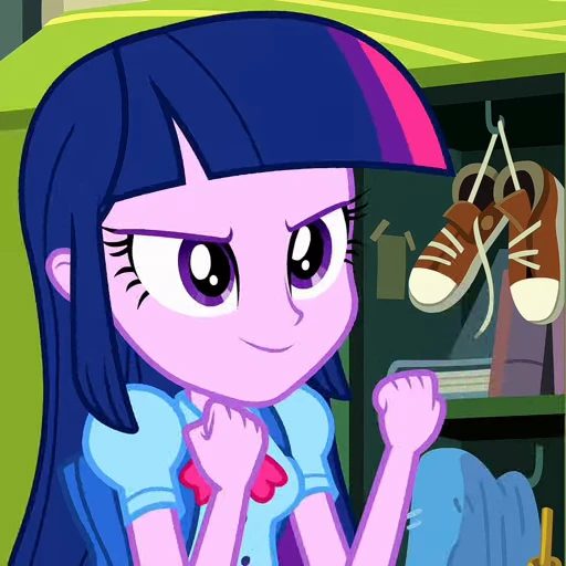 😁 Стикер «MLP Equestria Girls» для Telegram