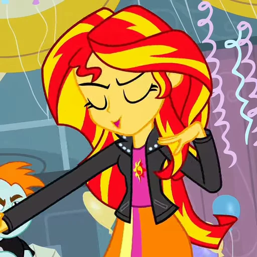 😁 Стикер «MLP Equestria Girls» для Telegram