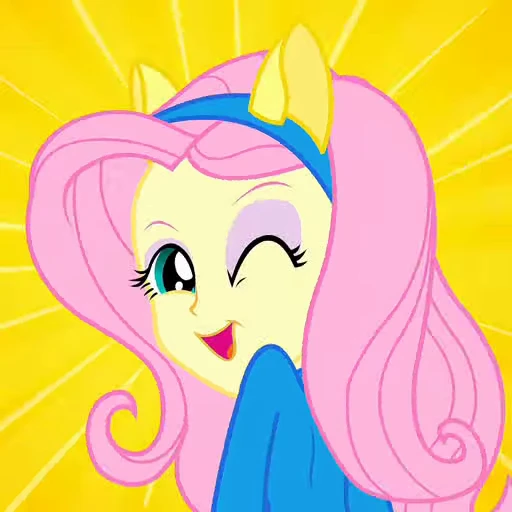 😉 Стикер «MLP Equestria Girls» для Telegram
