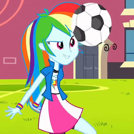 😁 Стикер «MLP Equestria Girls» для Telegram