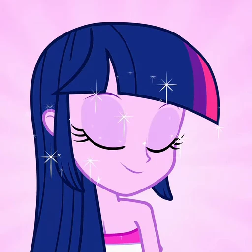 ☺️ Стикер «MLP Equestria Girls» для Telegram