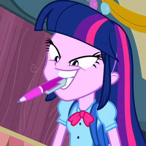 😜 Стикер «MLP Equestria Girls» для Telegram