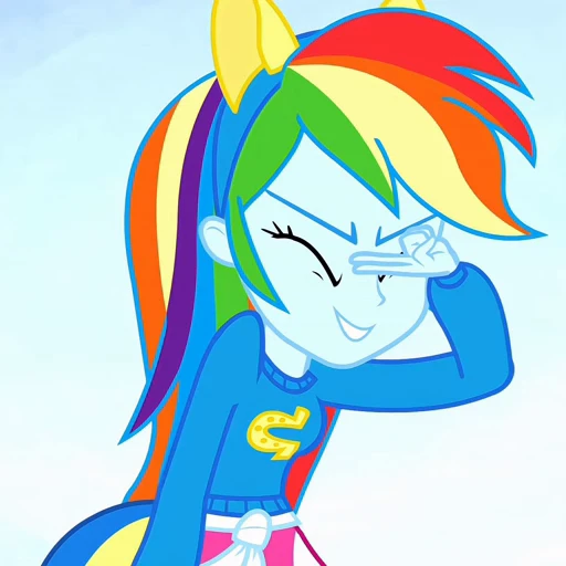 ✌️ Стикер «MLP Equestria Girls» для Telegram