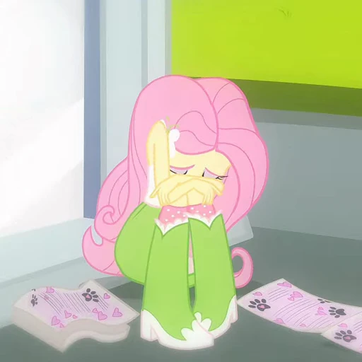 😖 Стикер «MLP Equestria Girls» для Telegram