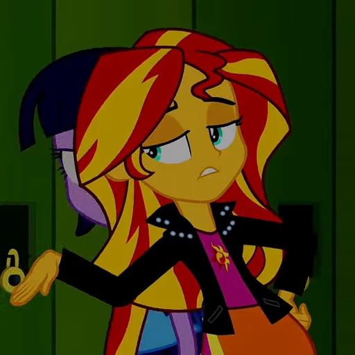 😒 Стикер «MLP Equestria Girls» для Telegram